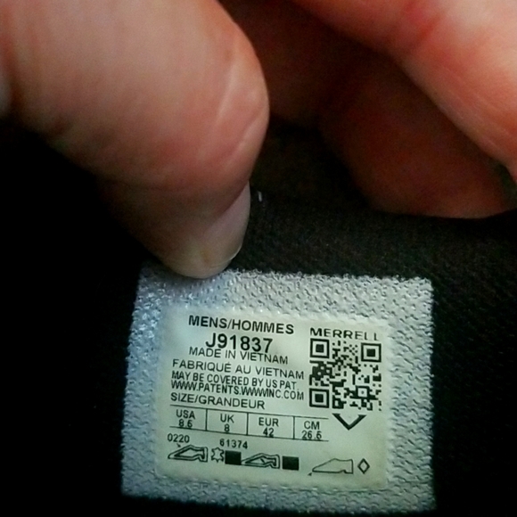 Merrel vibram size 8.5 mens shoes - Picture 3 of 4